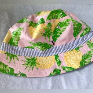 Tommy Hilfiger Pink Pineapple Bucket Hat